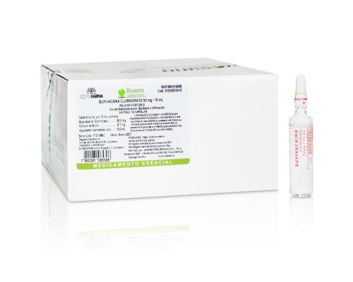 BUPIVACAINA 50MG AMP EPIDURAL-INFILT 10ML X 1 BIOSANO